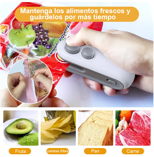 Mini Sellador De Bolsas Portatil