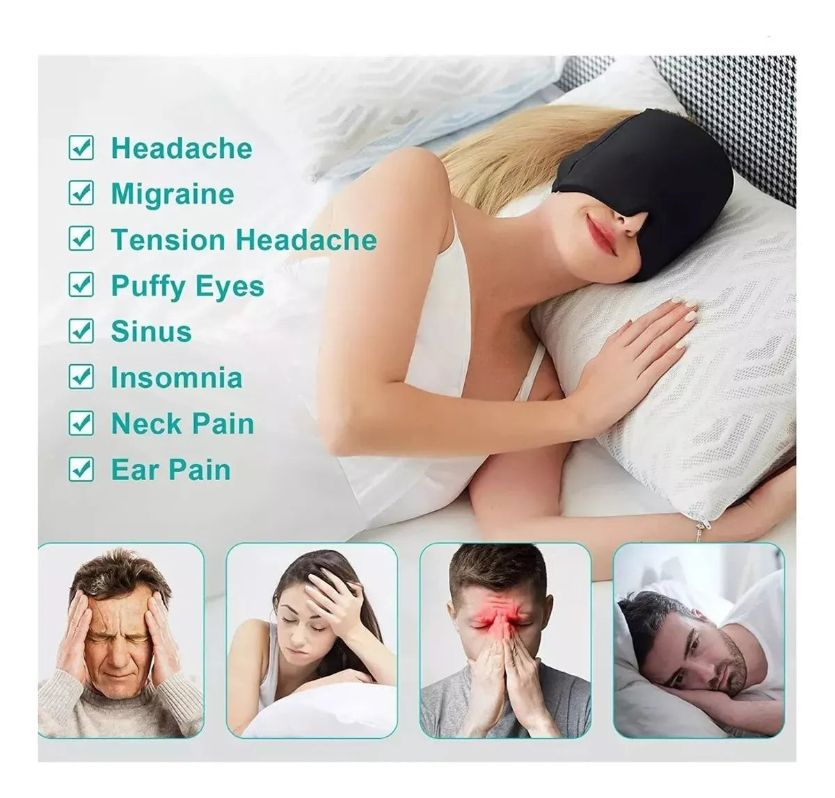 Gorro anti dolor de cabeza