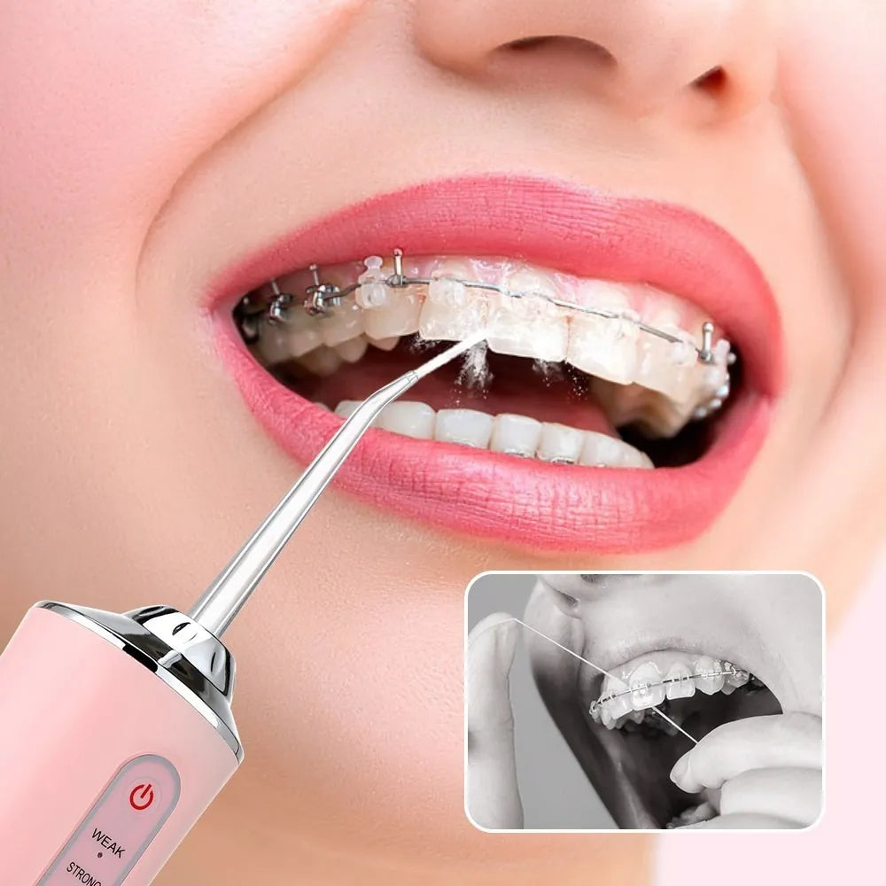 Limpiador irrigador dental electrico