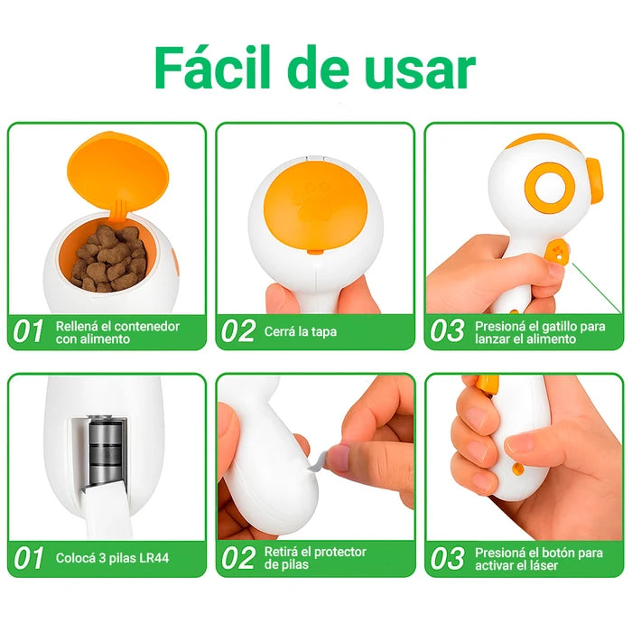 Pistola Lanzador de alimentos